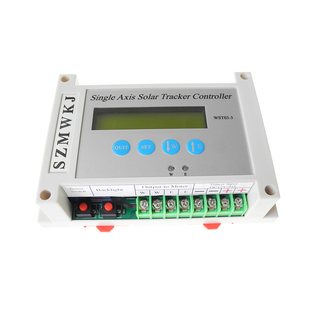 Single Axis Solar Tracker DIY Kit -12” Linear Actuator &Sun Tracking Controller