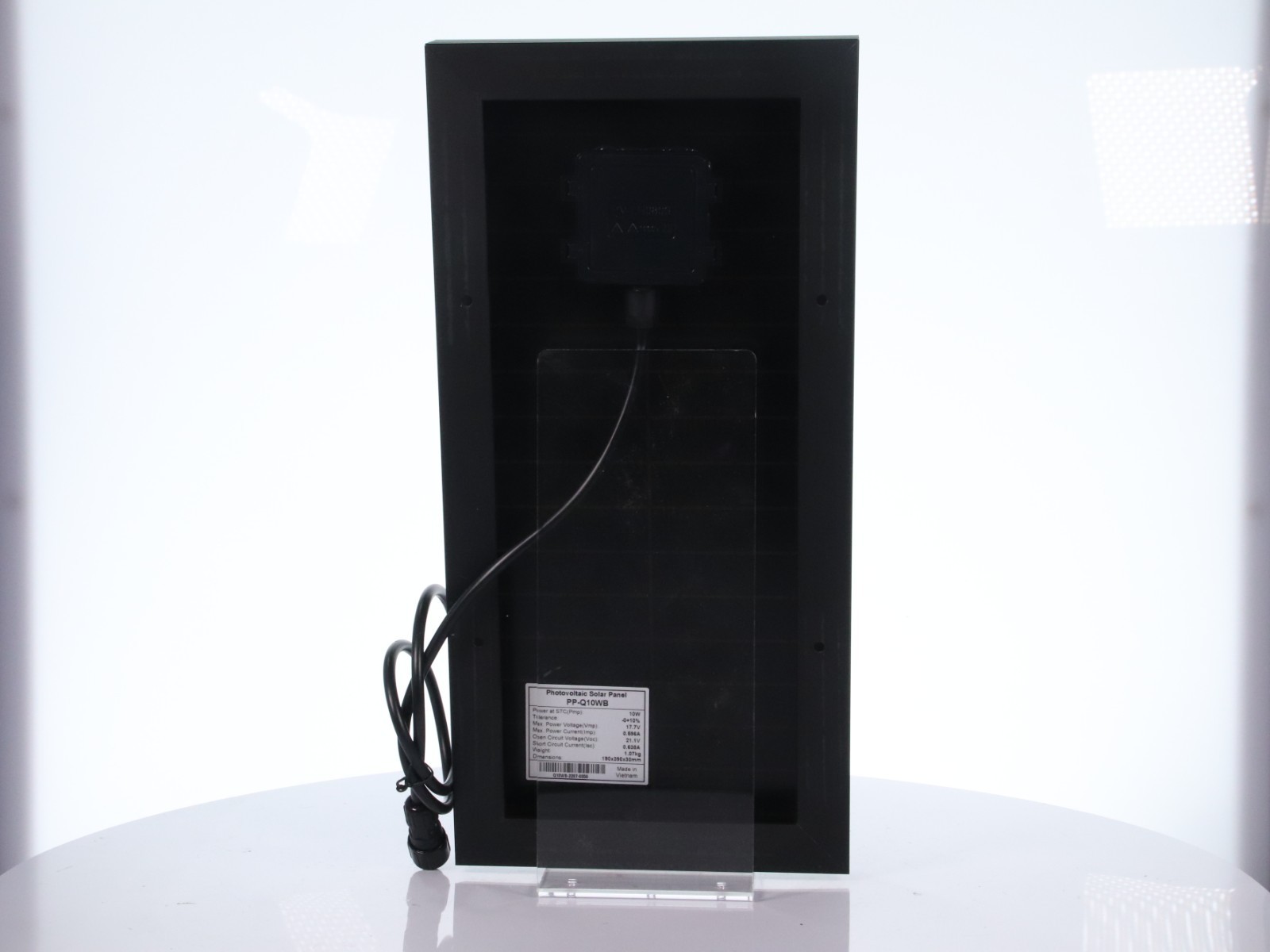 Photovoltaic Solar Panel PP-Q10WB 10W 17.7V – Q10WB-2207-0383