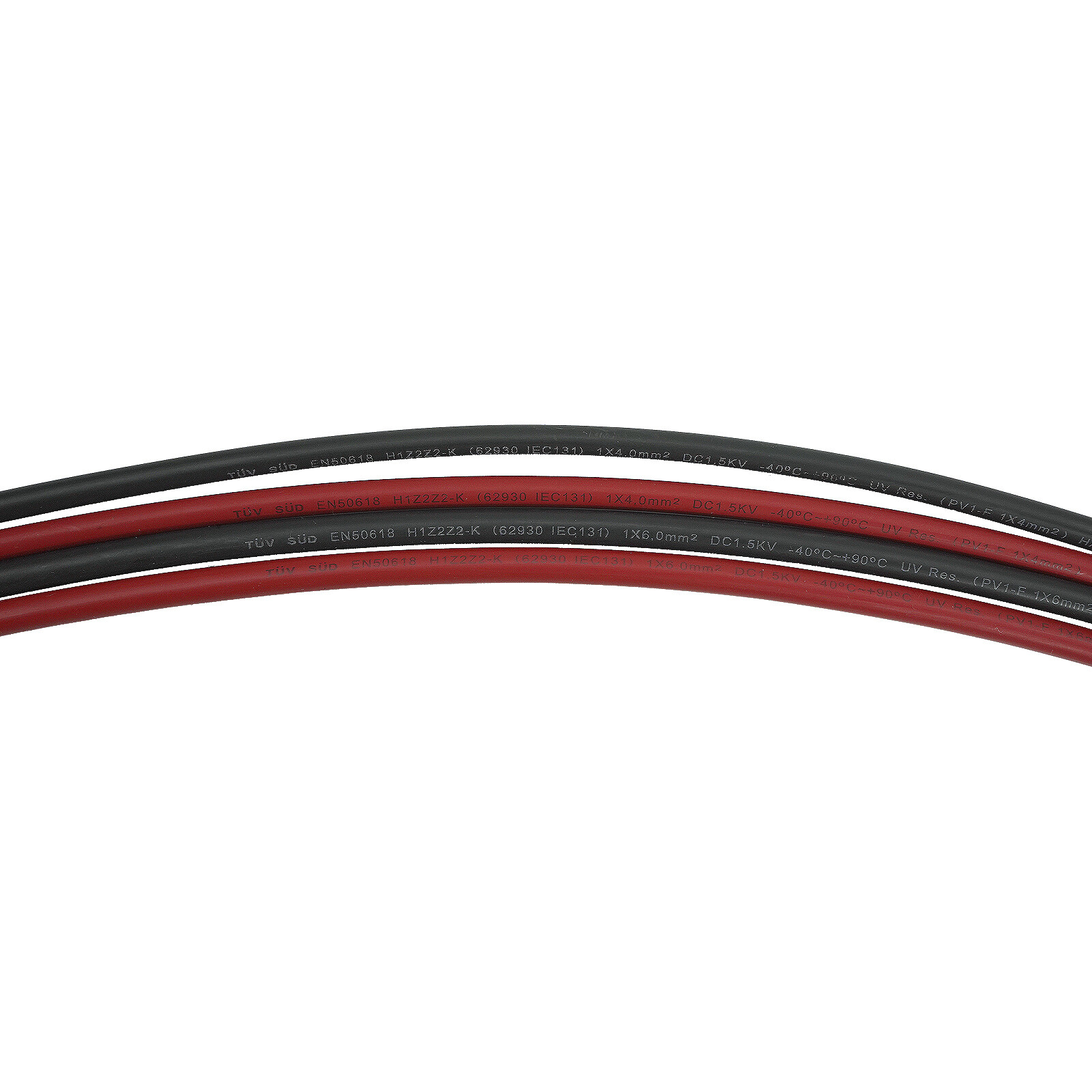 12AWG 30 feet Black + 30 feet Red Solar Panel Extension Cable and Connectors