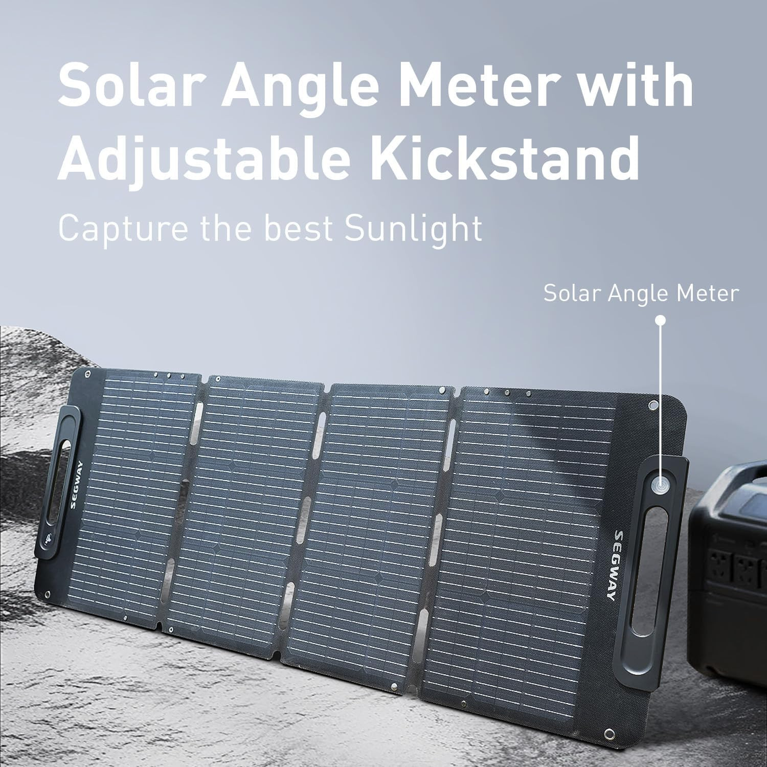 Segway SP100 Portable Solar Panel 100 Watt 20 Volt, High Efficiency Monocrystall