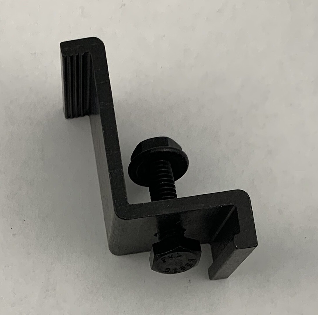Lot of 4 Ironridge Solar Mount End Clamps 29-7000-214B Size F 1.81″ Black