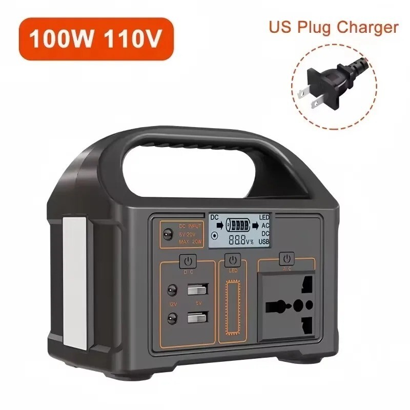 LiFeP04 Battery Portable Power Station 500W Powerstation with AC Outlets 460Wh