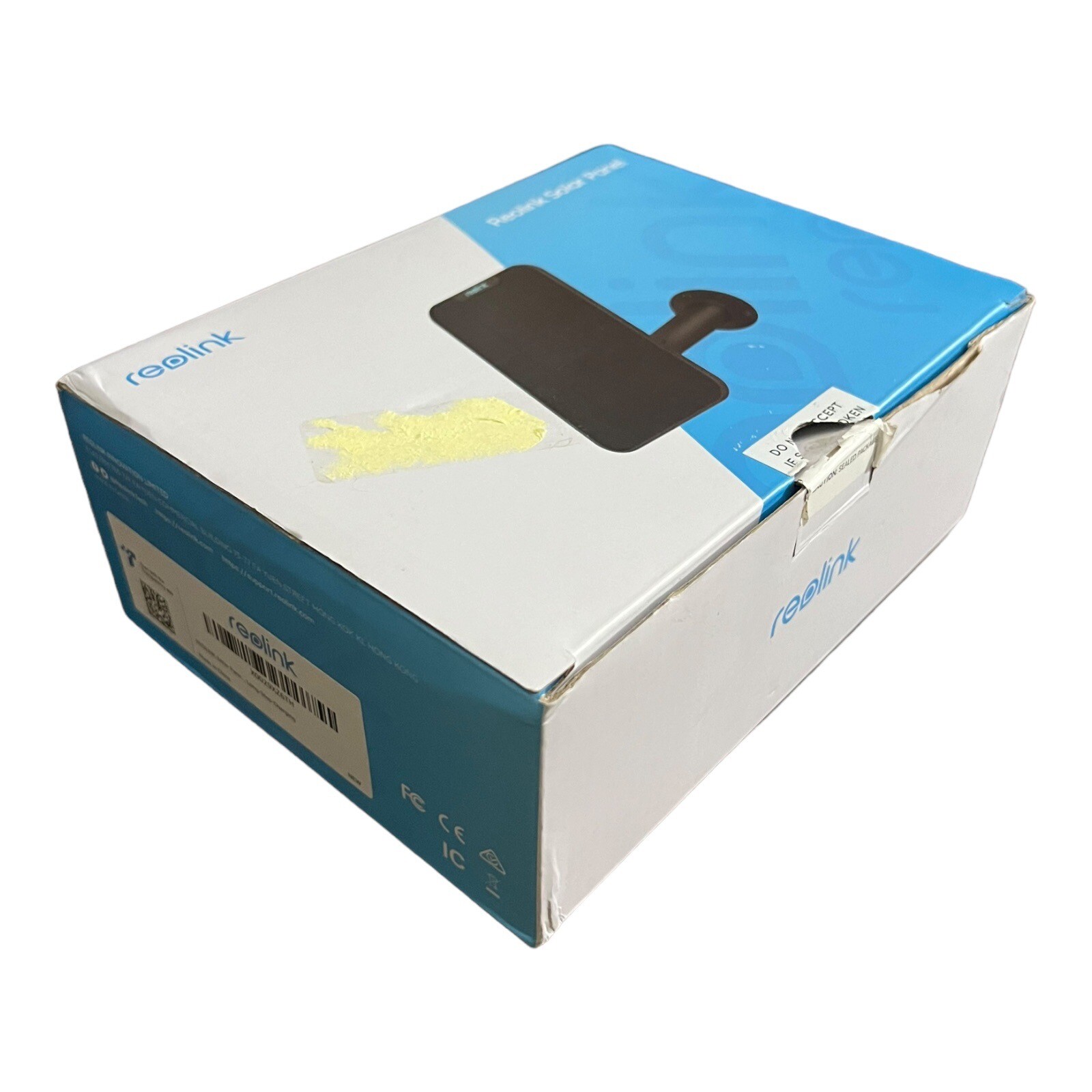 Reolink Waterproof Solar Panel for Security Cameras – Continuous Power Open Box