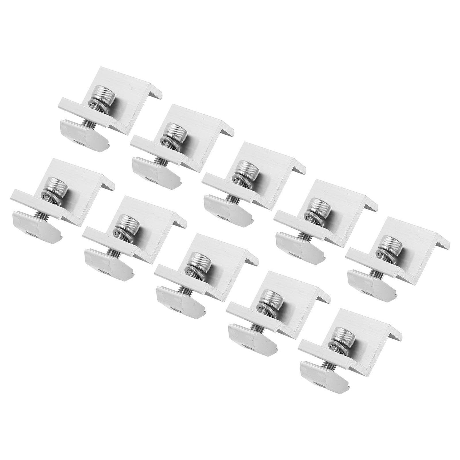 10PCS 30mm Solar Mount Z Bracket Heavy-Duty Clamps For Solar Panels Excellent