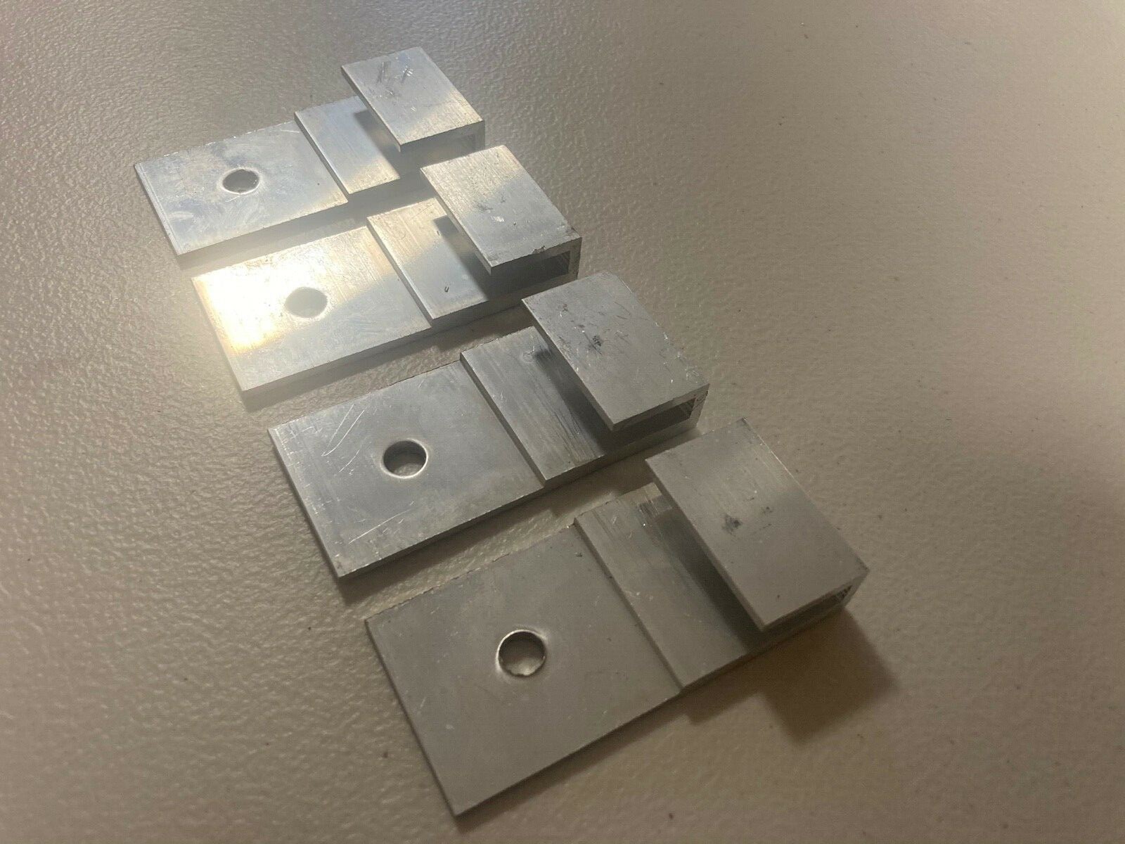 Flush, Solar Panel Mounting for Vertical Wall Mount Tough Trac PV Module 4 pcs.
