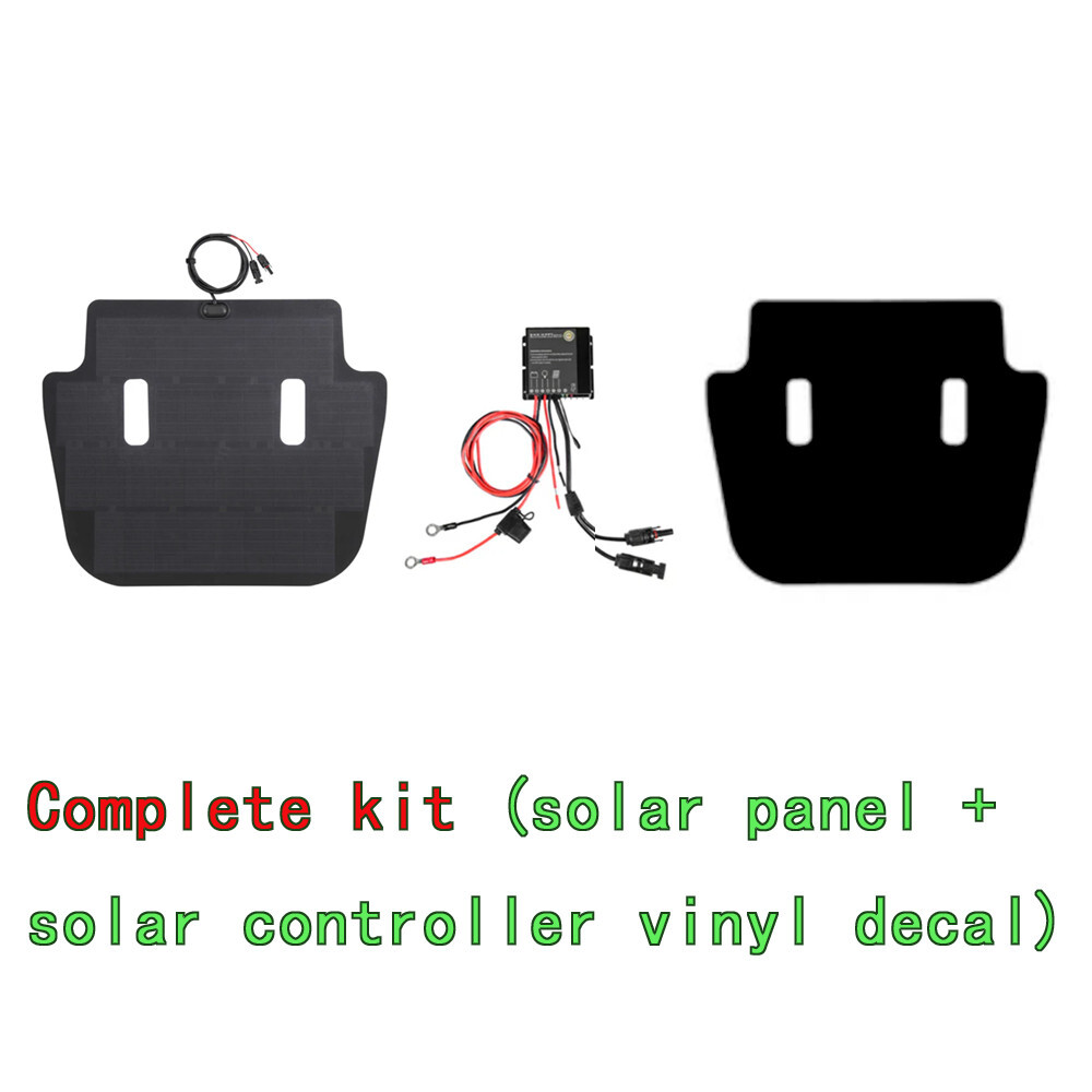 Lensun 90W 12V Hood/Bonnet Flexible Solar Panel for Jeep Wrangler JL 2018-2025