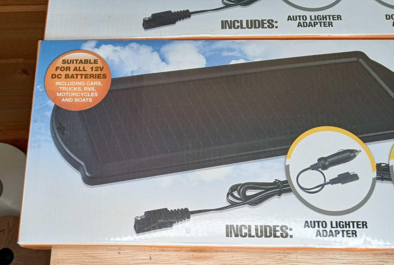 Thunderbolt Magnum Solar 1.5W 12V Solar Battery Charger Trickle Maintainer x3