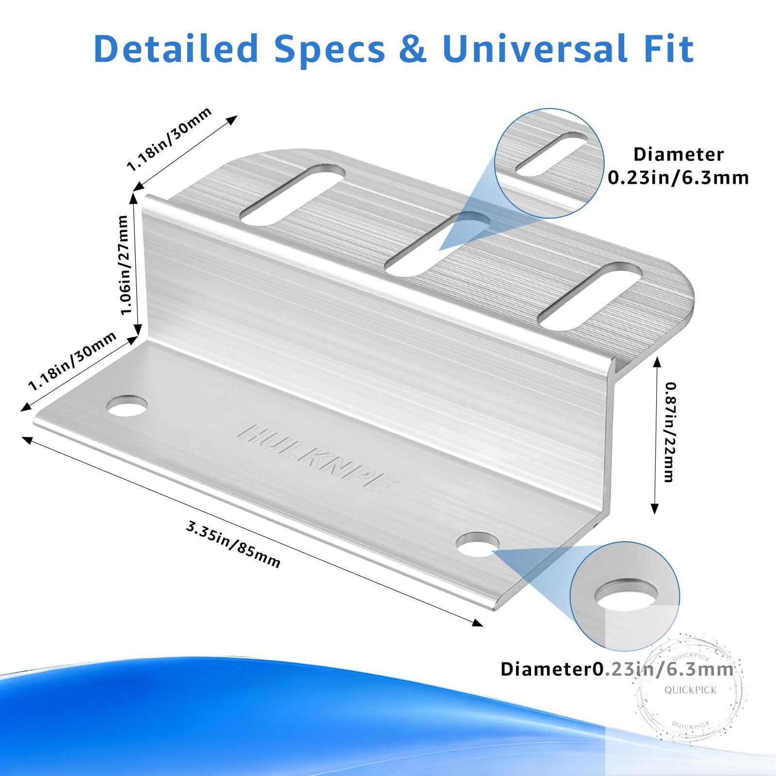 Z Brackets Solar Panel Mounting Kit (16 Pack) – Heavy Duty Corrosion-Resistant