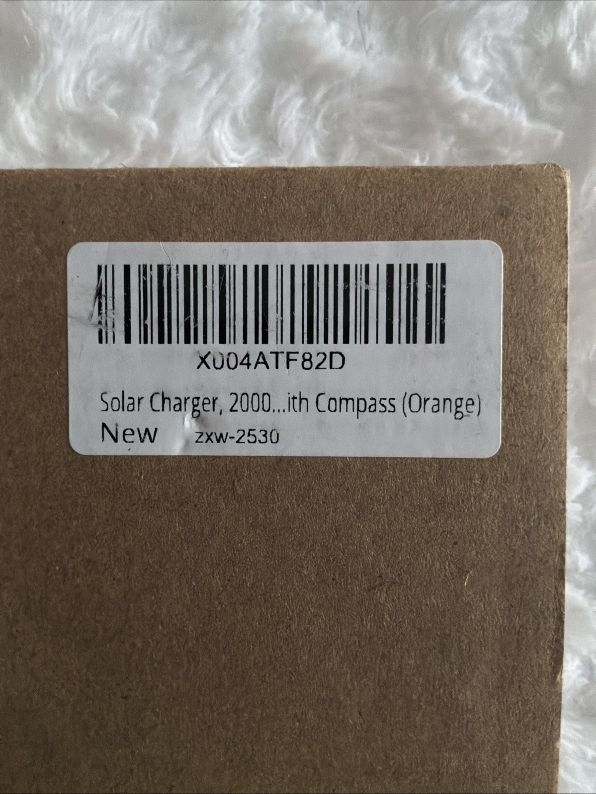Powerbank 20000mAh Solar Charger w/ Compass, Water Resistant, USB ZXW-2513