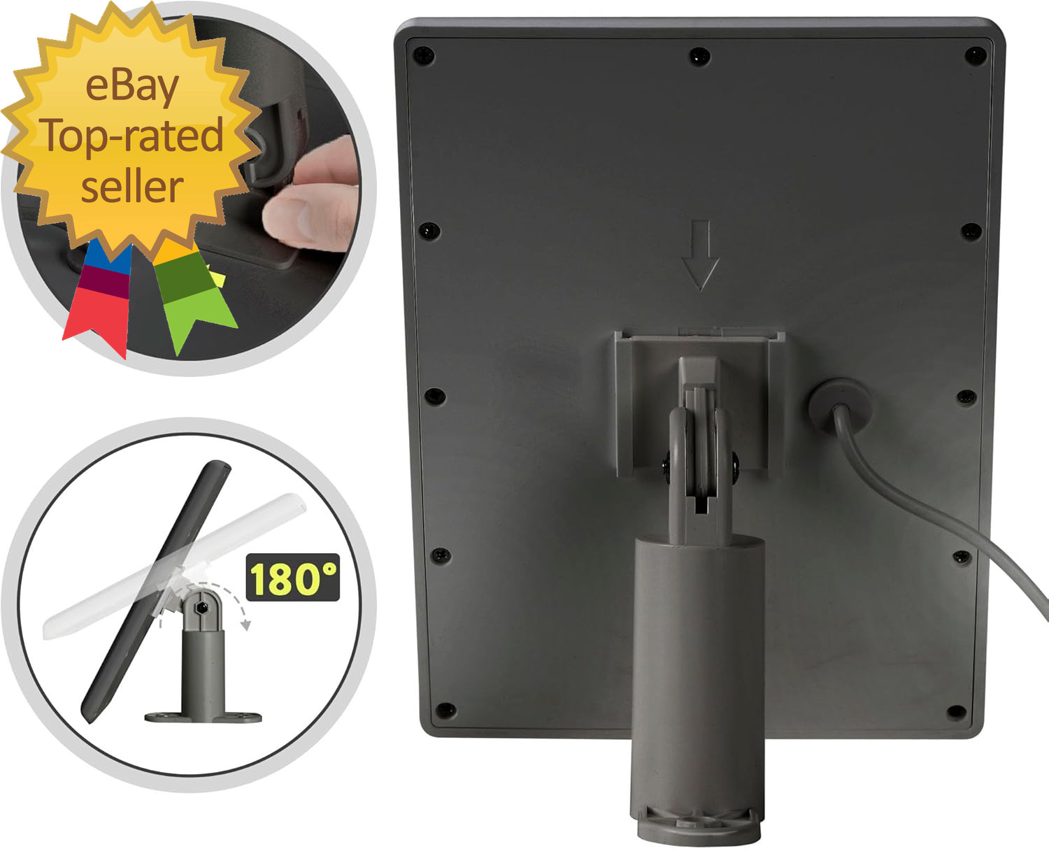 Ring Solar Panel(2Nd Generation) 5W Ring Solar Panel Charger with Mount