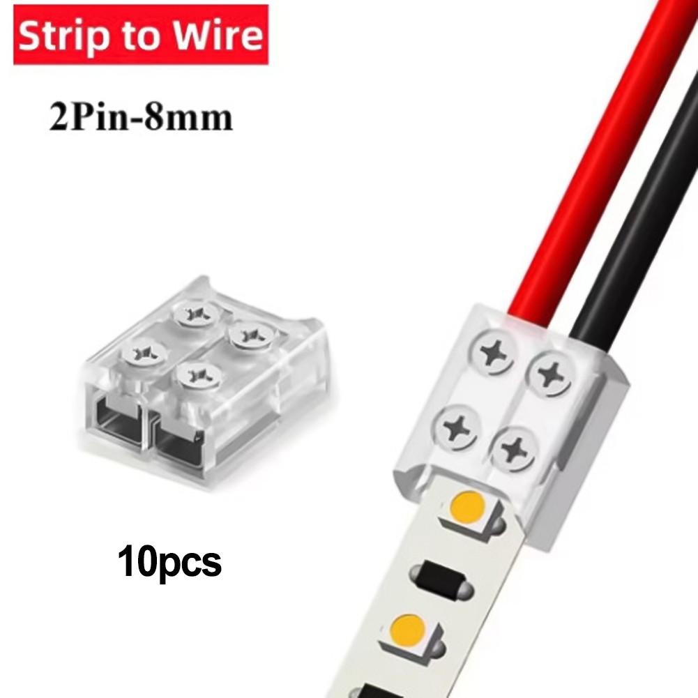 Simplified Setup with Ten Reliable Screw Type Connectors for Your LEDs
