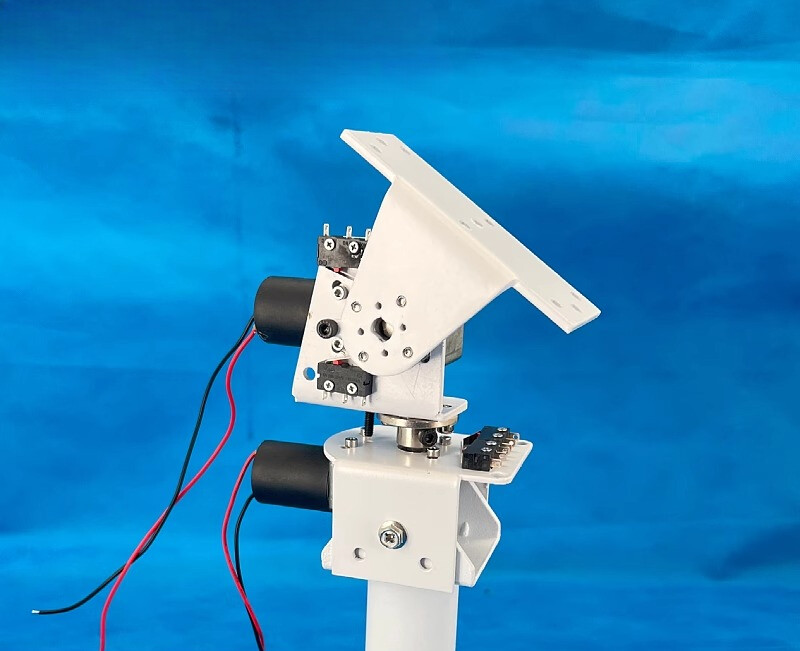 DIY DC Dual Axis Pan Tilt Solar Tracking and Monitoring Robot Heavy Load