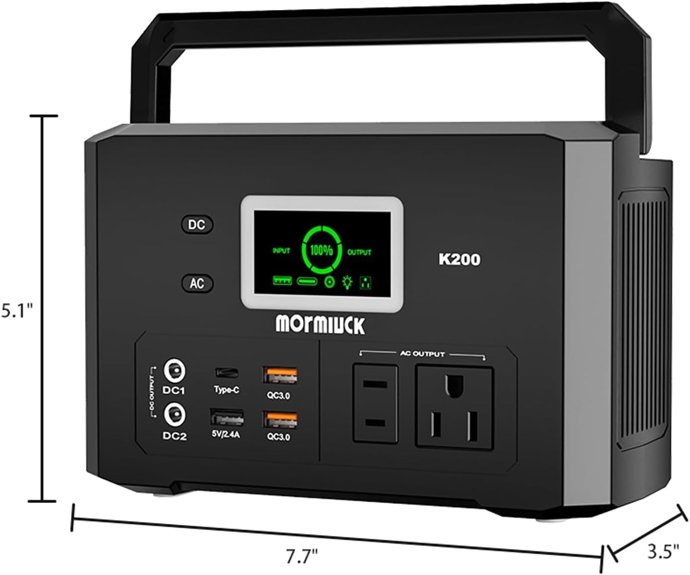 Compact 200W Power Station: Multi-output Convenience for Camping & Emergencies