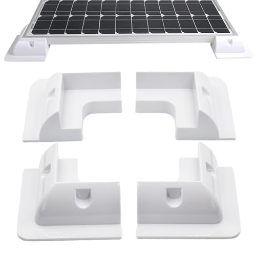 4pcs Solar Panel Mounting Brackets Kit, Dill 4 pcs corner mounting brackets