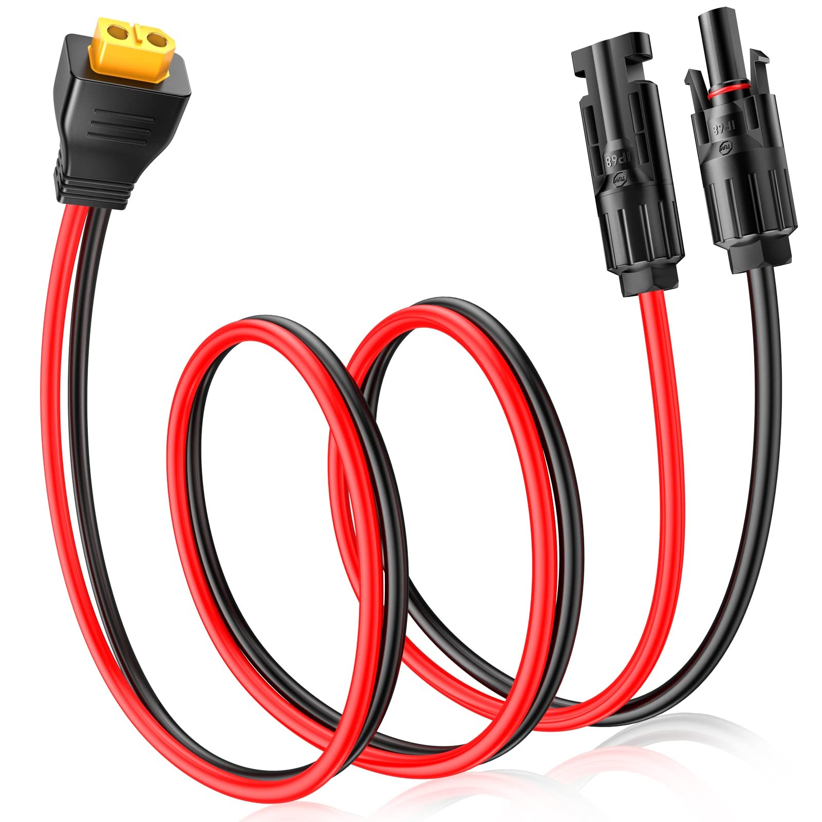 10AWG Solar Connector to XT60 Adapter Connector Extension Cable, XT60 Plug