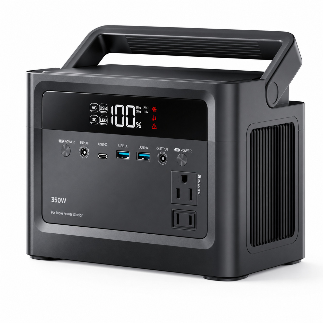 350W Surge 700W Portable Power Station 230.4Wh LiFePO4 Battery 110V AC Outlet