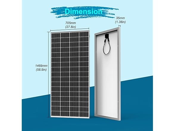 ACOPOWER HY200-24M 200W 24V Solar Panel