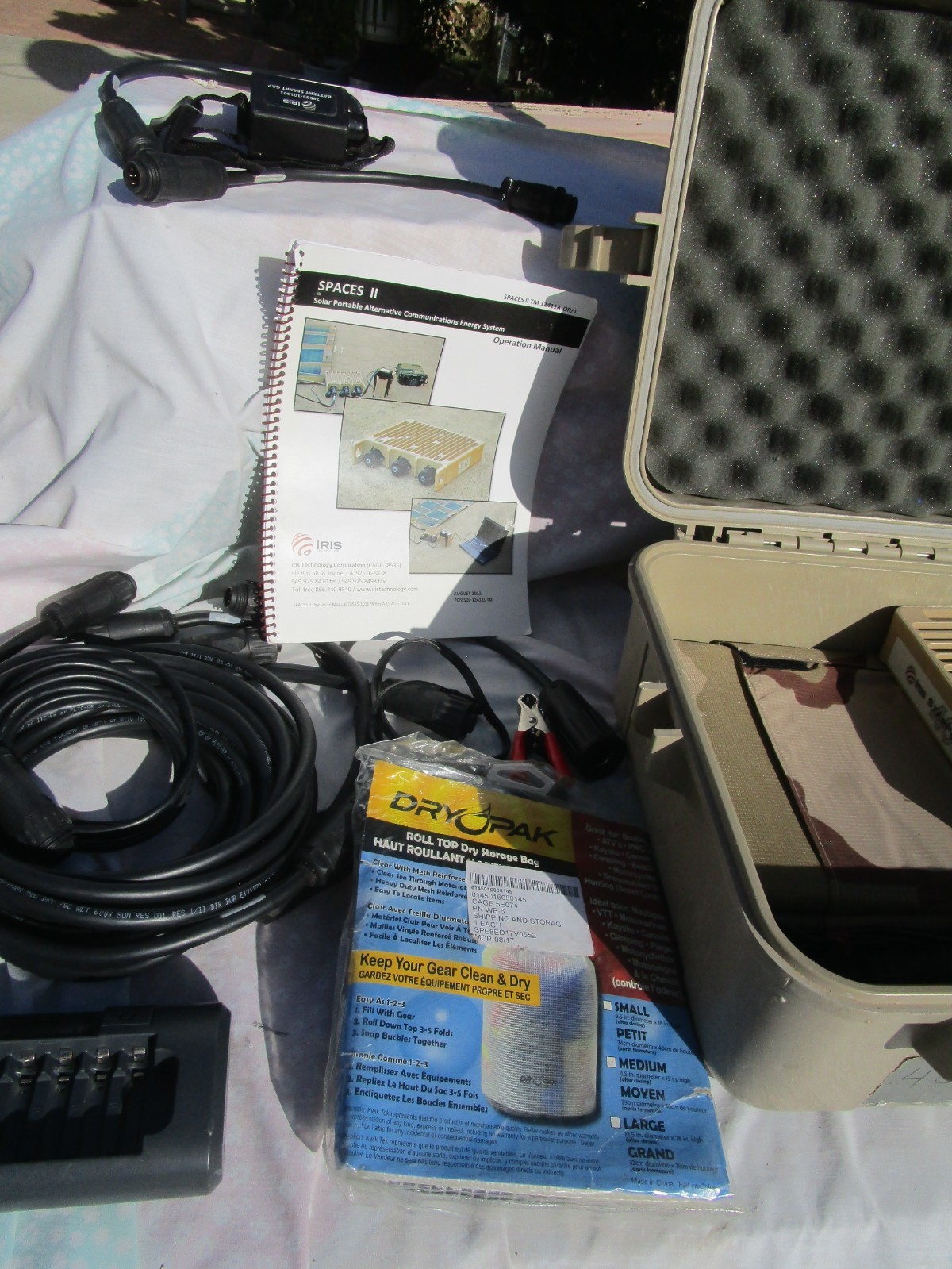 Iris Technology SPACES II Kit USMC Military Portable Solar Energy Field Power
