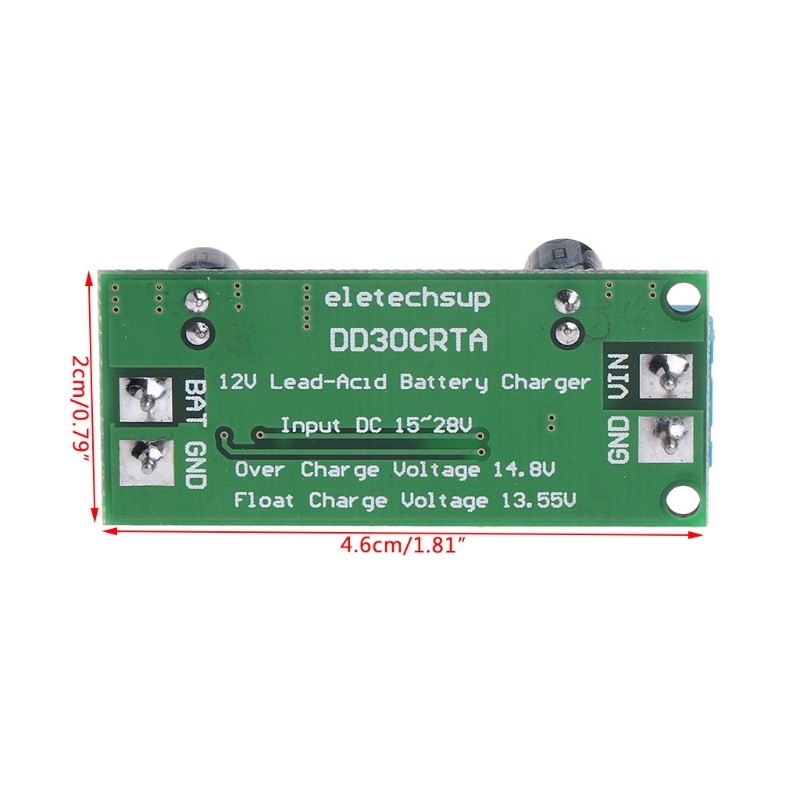 3A 12V Lead-Acid Battery Storage Cell Charger Module UPS Car Solar