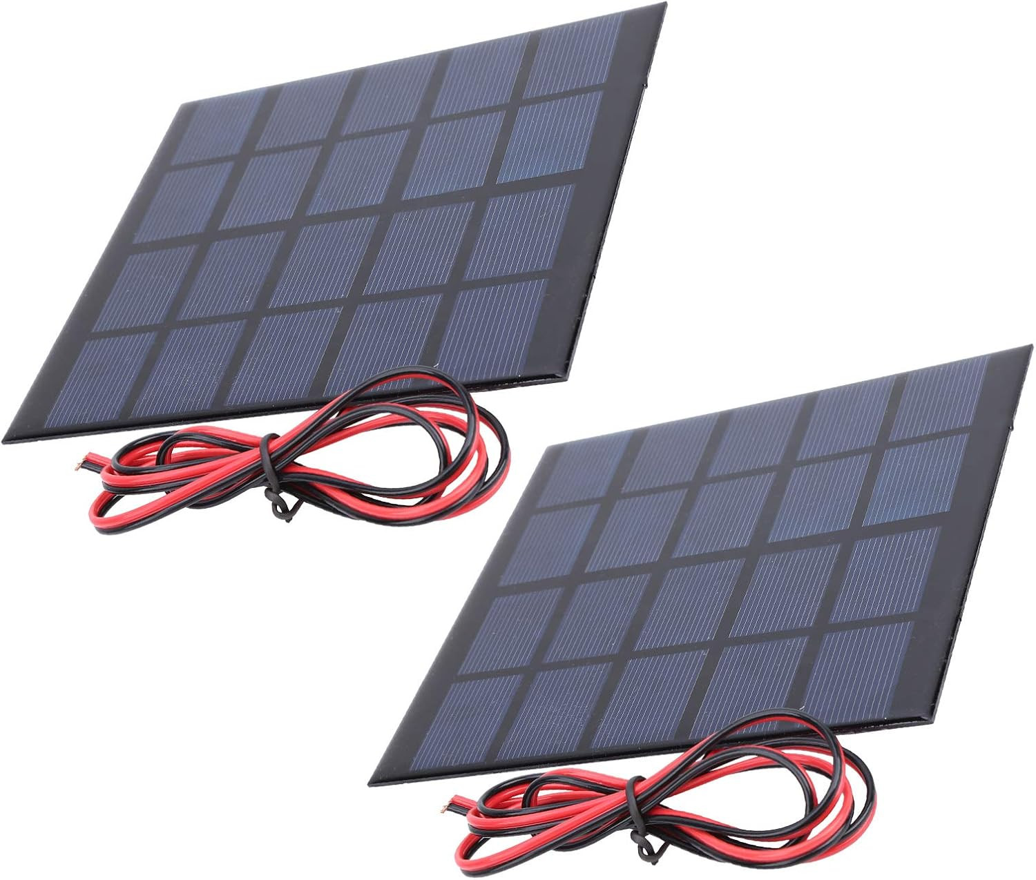 5V 500Ma Solar Panel Cell Power Module with 2Pcs,High Conversion Efficiency, Sno
