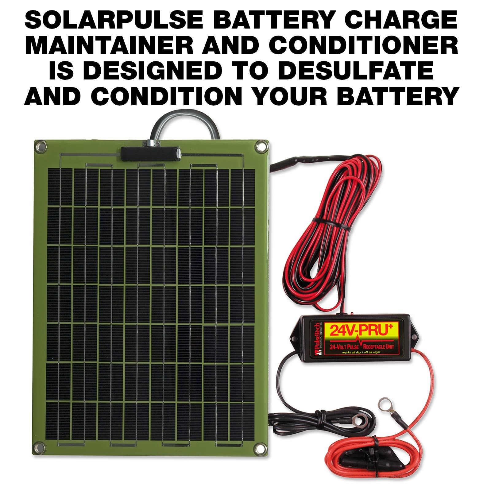 PulseTech SP-12-12-Watt 24 Volt Solar Pulse Battery Charge Maintainer/Conditi…