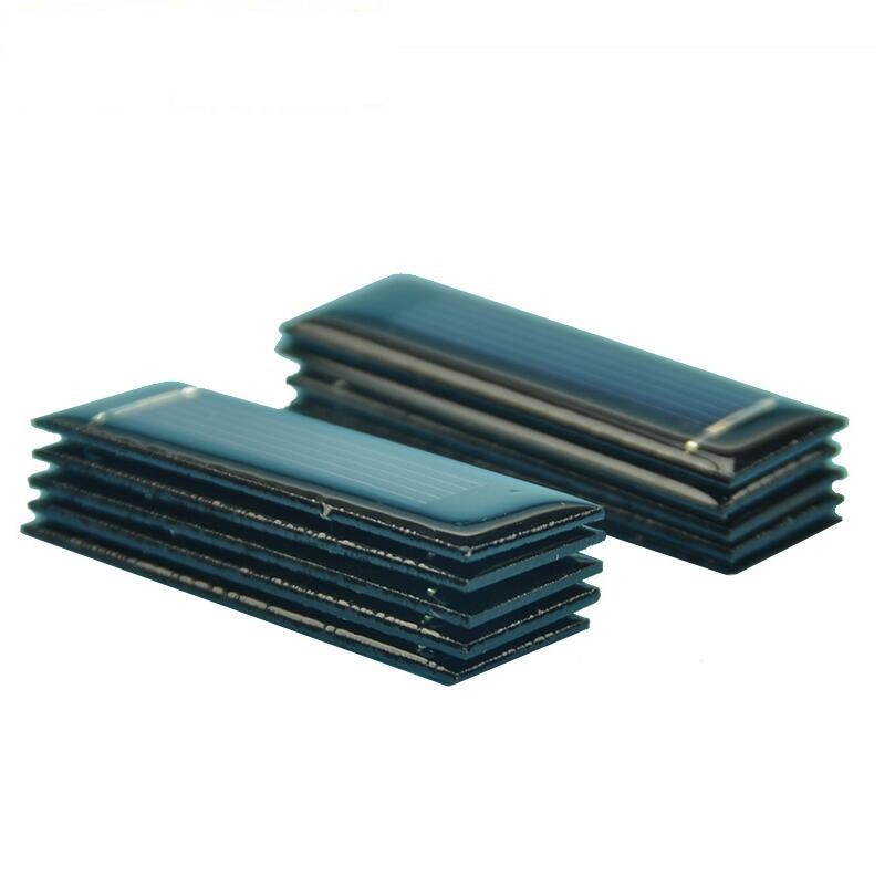 50PCS 0.5V 130mA Mini Solar Polycrystal Panel Cells DIY Solar Accessories