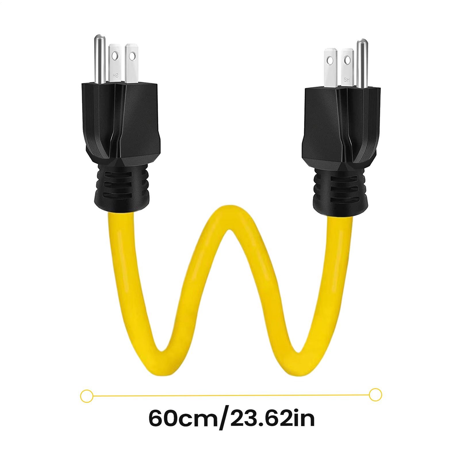 Outdoor Extension Cord 5-15P Male To Male Flame Retardant Cable Power Cord