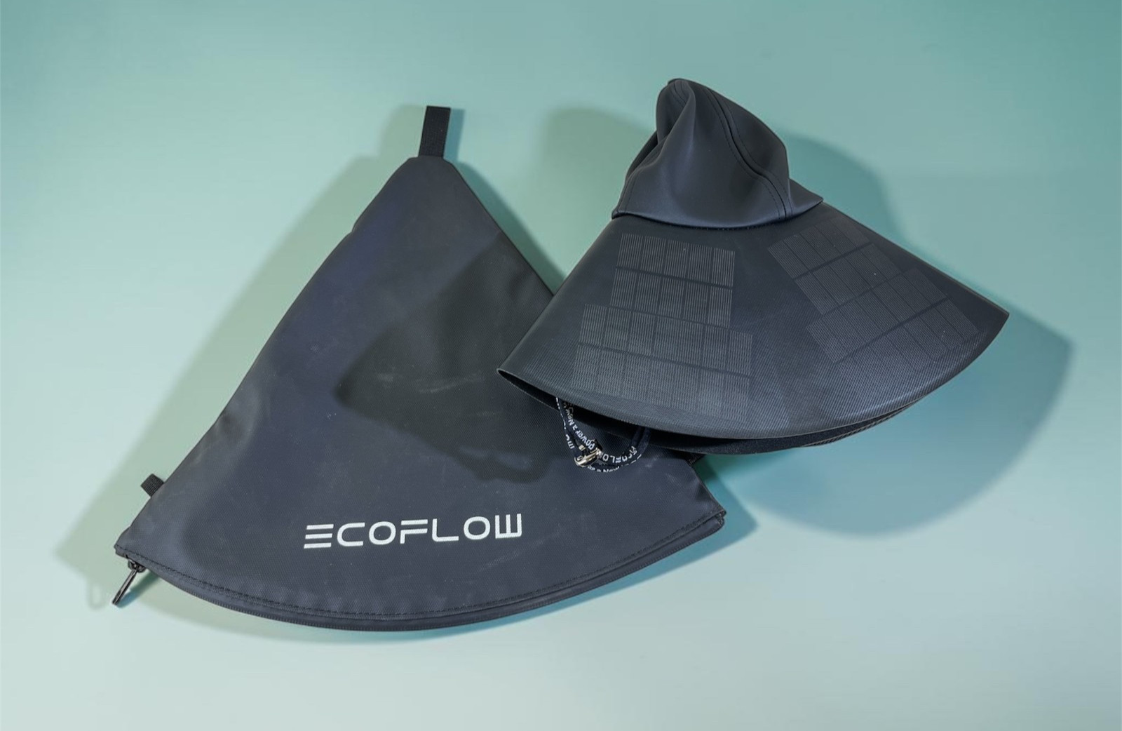 EcoFlow Power Hat Solar Charging Bucket Fishing Hat Dual USB-A/USB-C Ports DS12