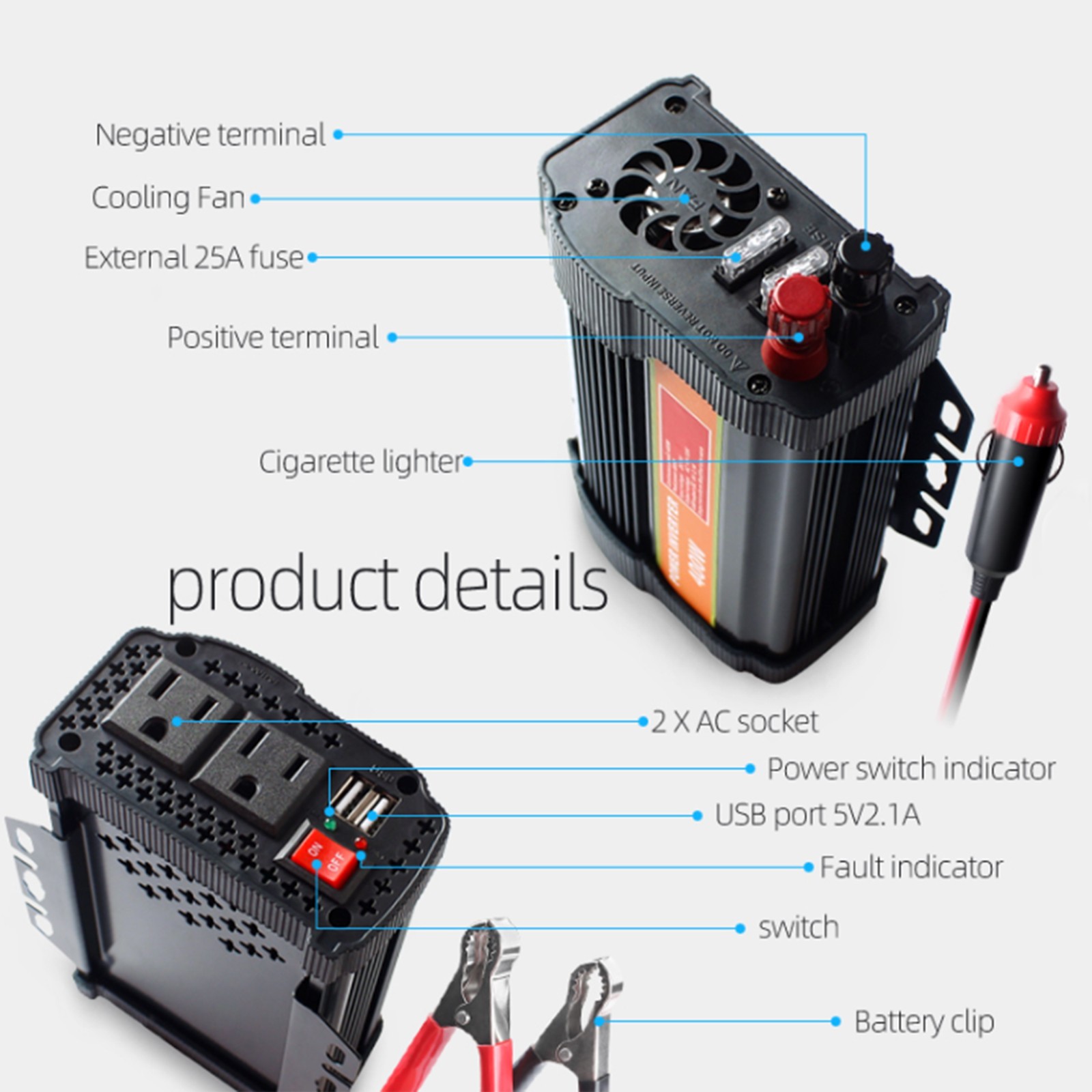 600W 12V to 110V/220V Solar System Combination Inverter Kit Solar 30A Controller