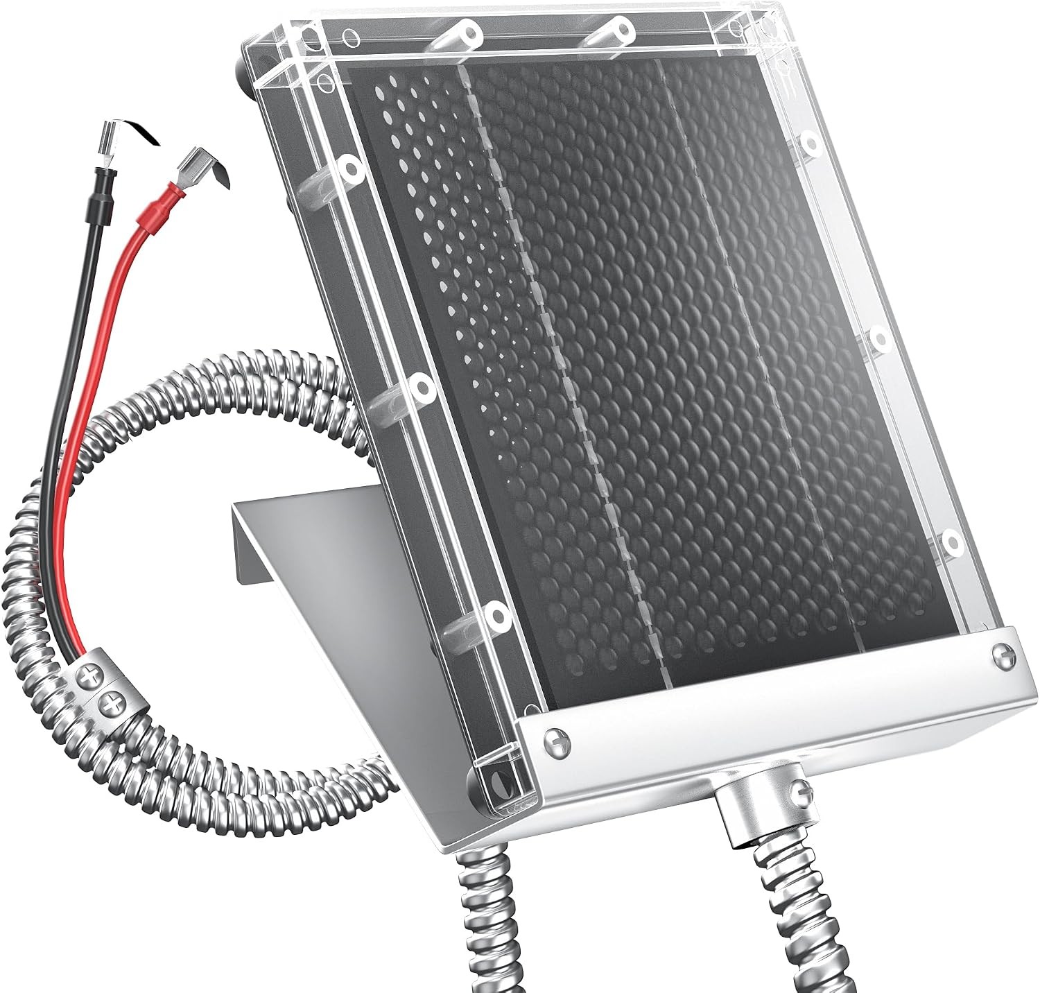 12V Solar Panel for Deer Feeder: 1.7W Waterproof Solar Battery Charger with Moun