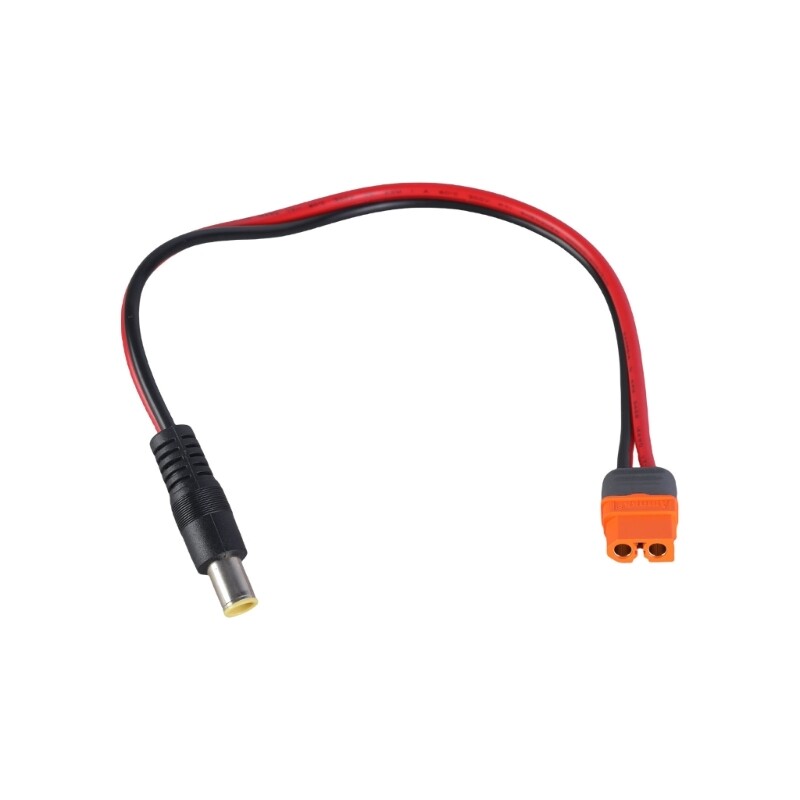 DC7909 (DC8mm) Male Adapter Cable Compatible for XT60-IF Plugs Input 10A Current