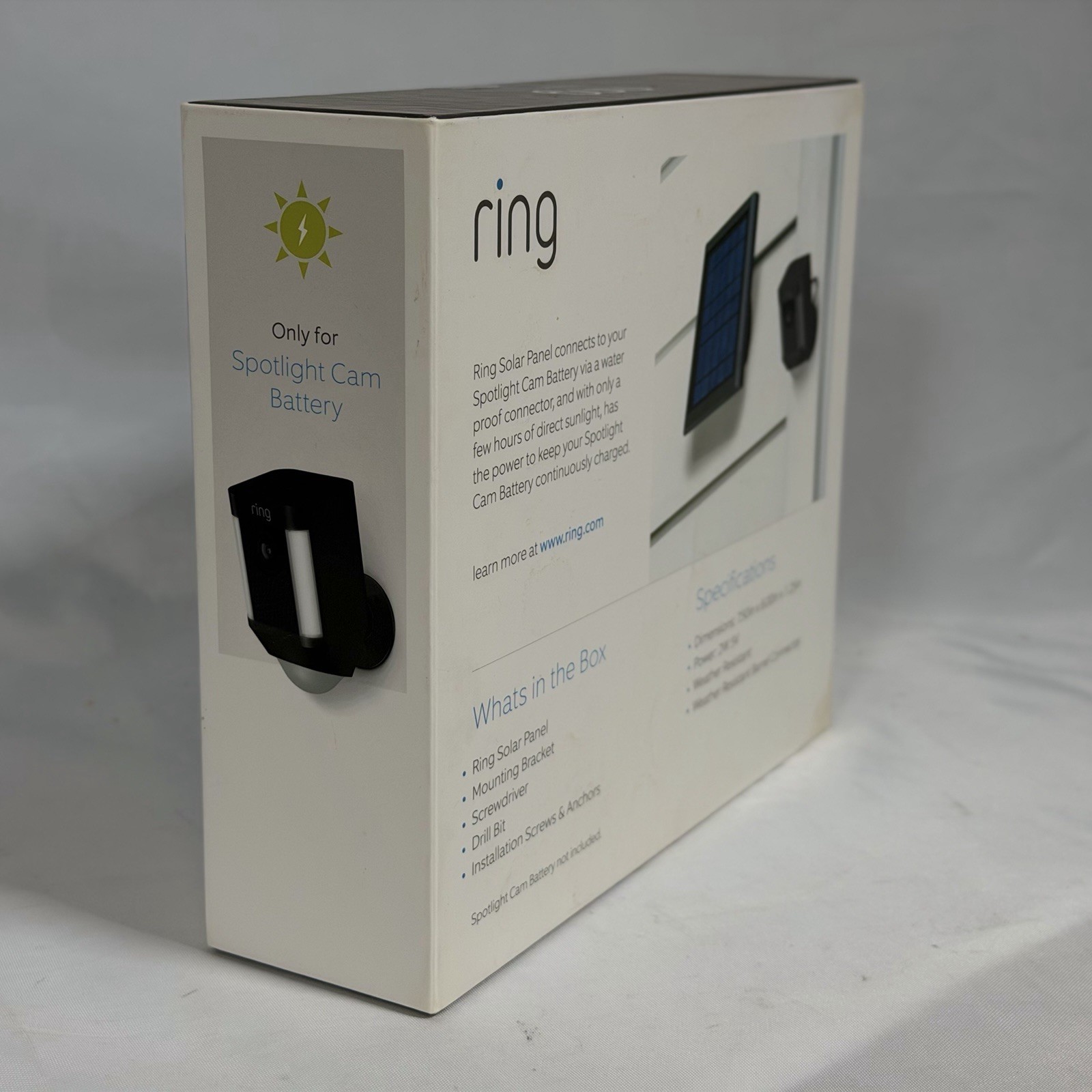 NEW Ring Solar Panel for Ring Spotlight Cam Battery Camera NIB