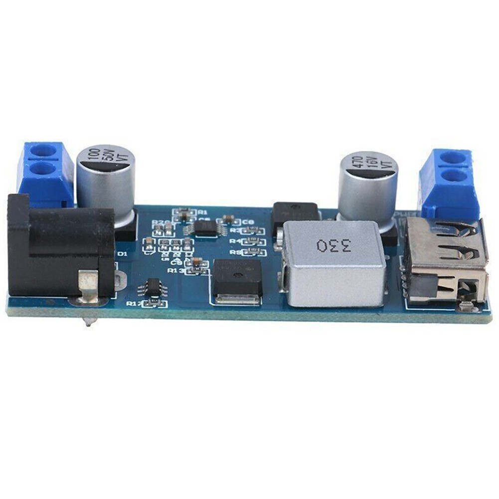 High Efficiency 24V 12V to 5V 5A Step Down Power Supply Converter USB Charging