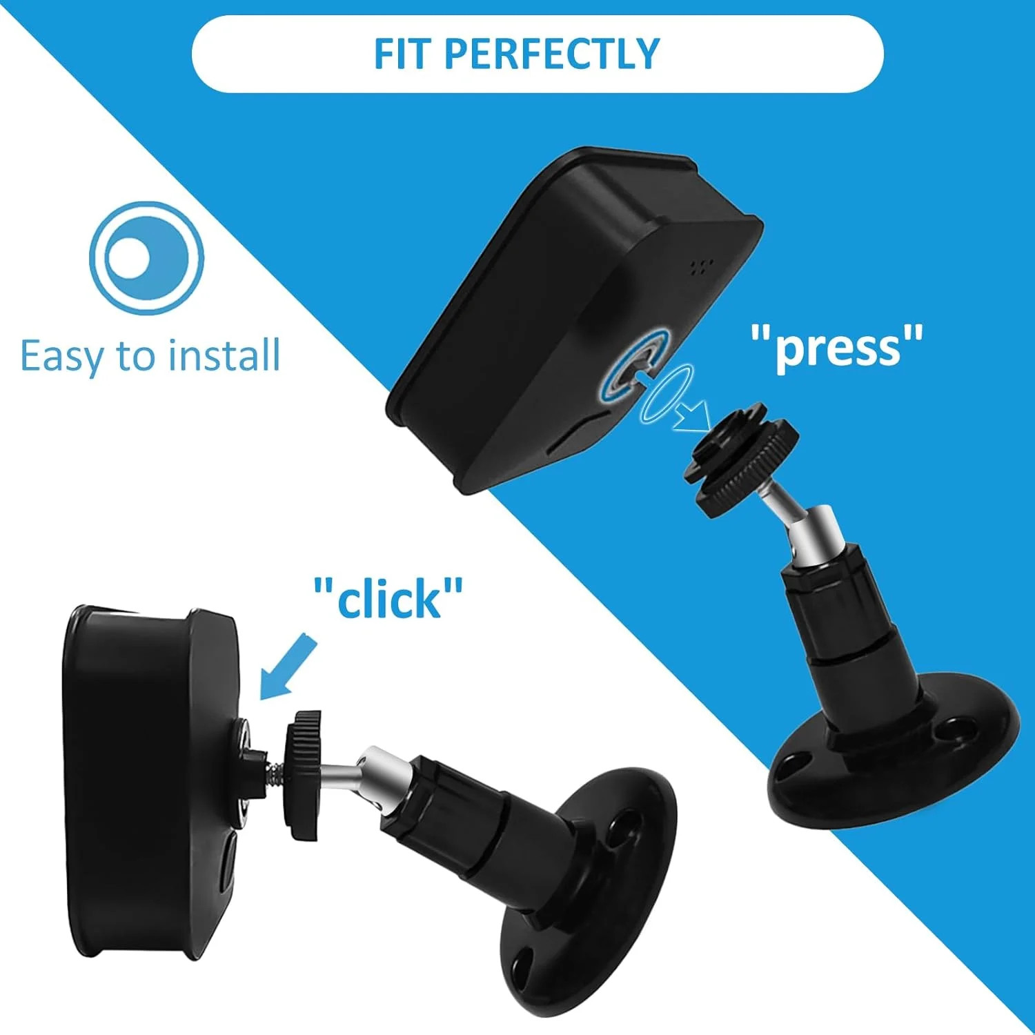 360 Adjustable Blink Outdoor Camera Wall Mount Bracket Indoor Outdoor