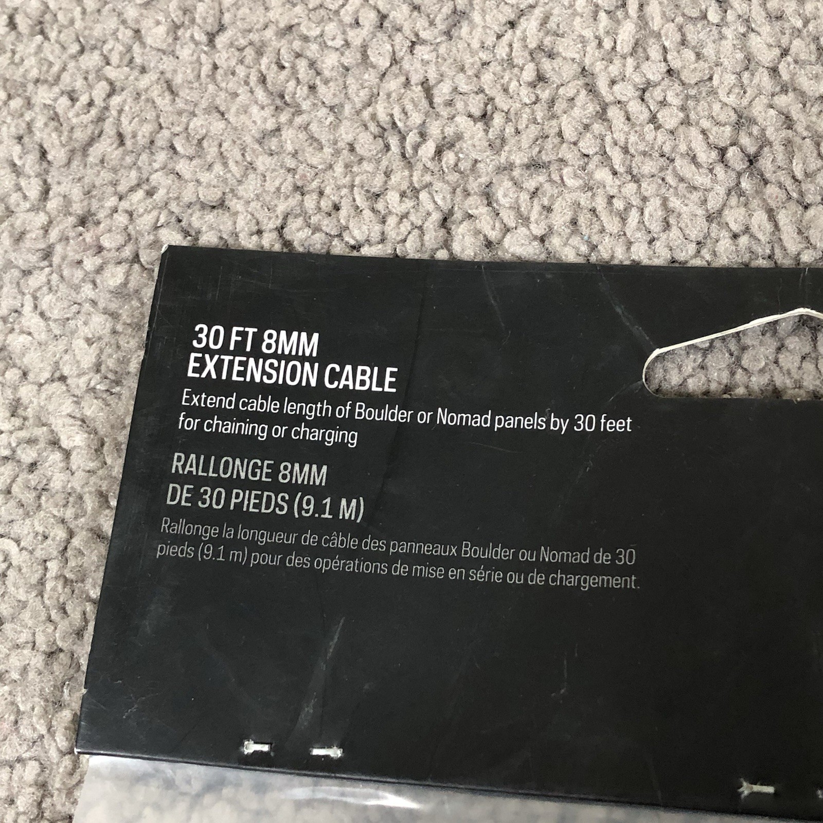 30′ Goal Zero 8.0mm Input Extension Cable for Boulder & Nomad Panels
