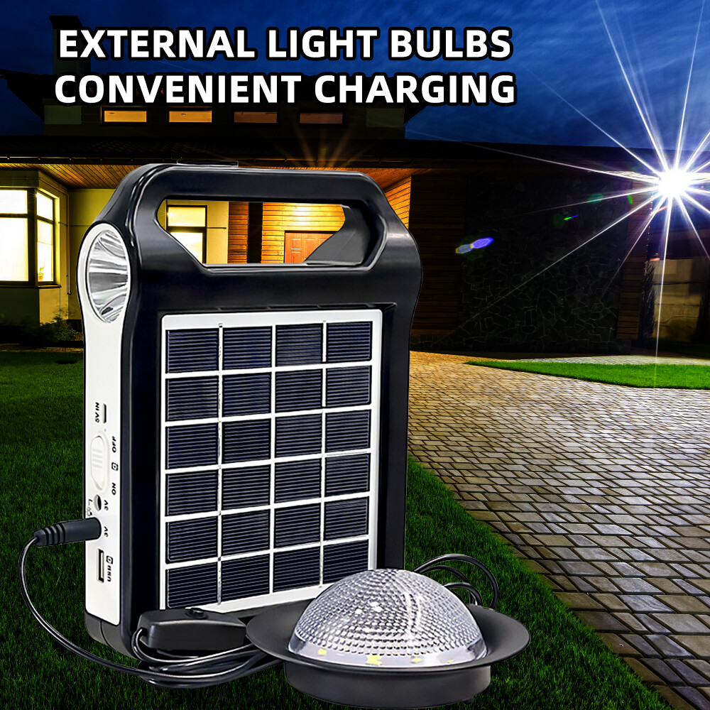 Portable Power Station Solar Generator Panel Power Bank Outlet Camping Emergency