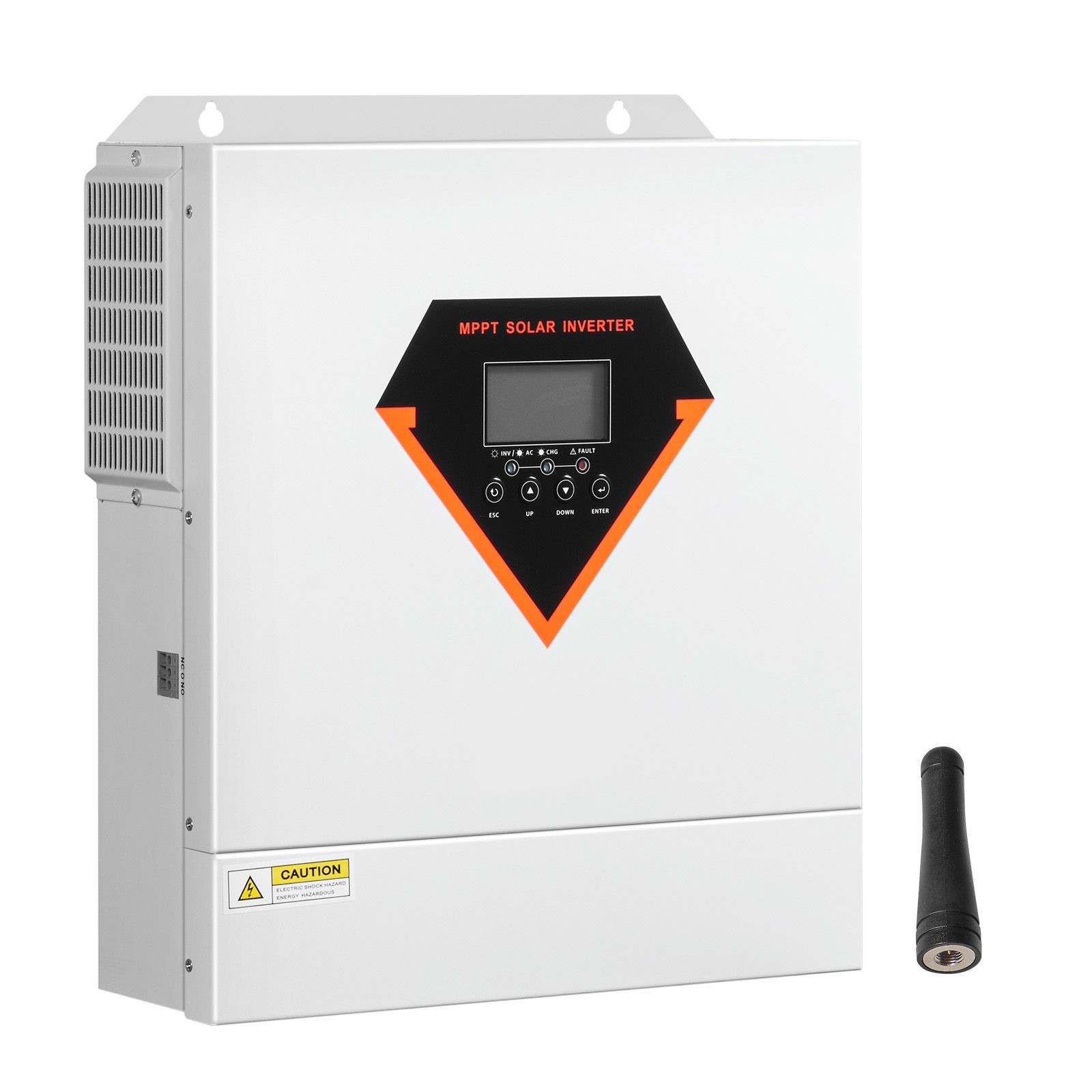 3000W Hybrid Solar Inverter, 24V to 110/ 120V AC, Pure Sine Wave with MPPT
