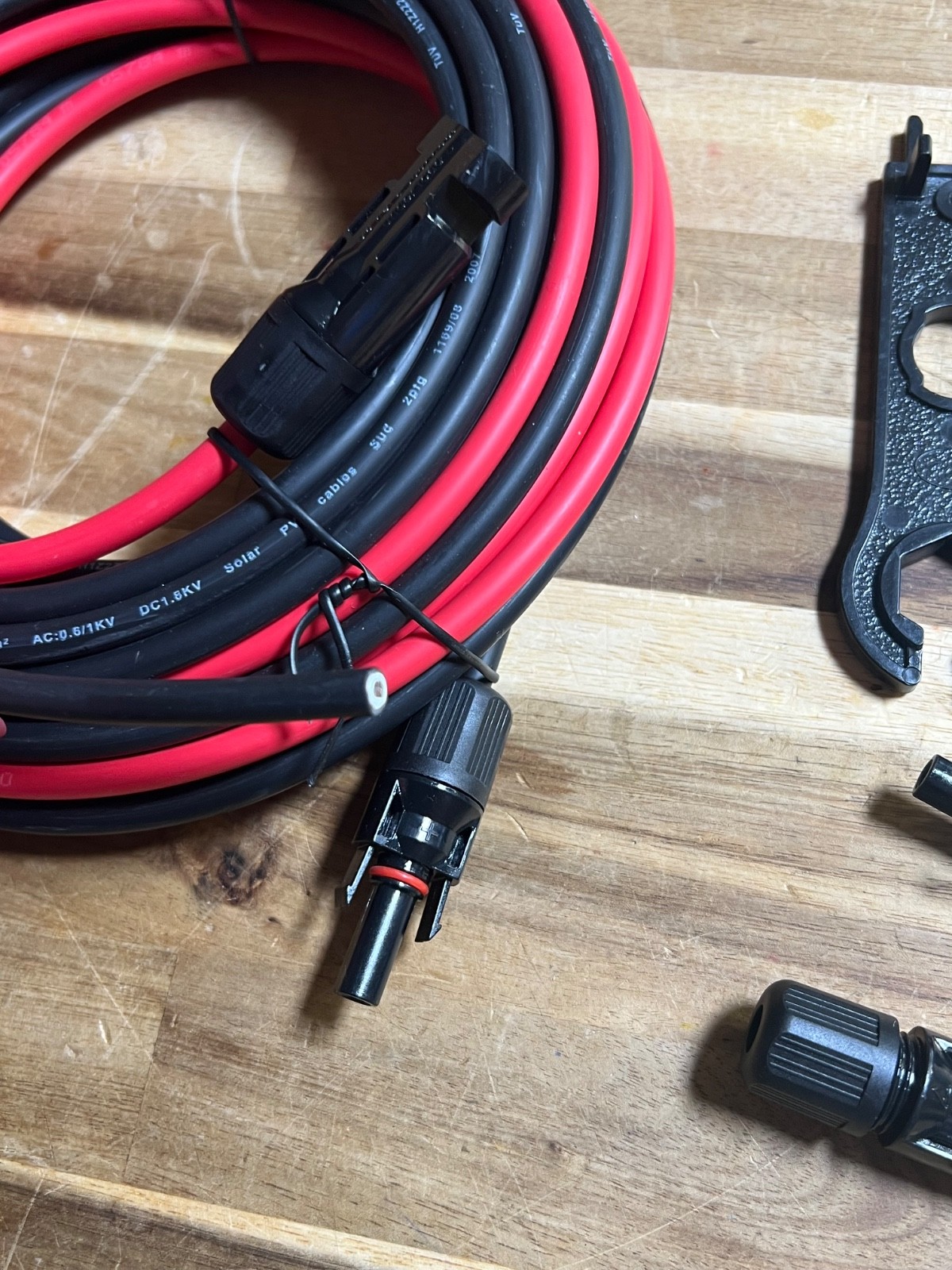 20Ft 10AWG Solar Panel Extension Cable, 10 AWG Solar Extension Cable 10 Gauge