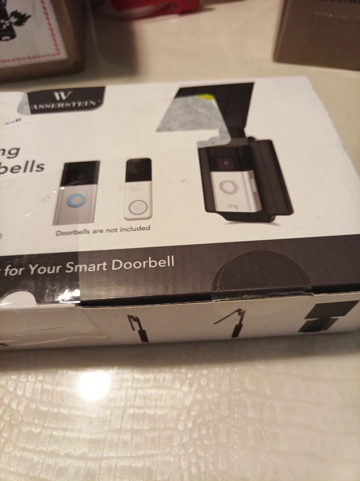 Wasserstein 2.5W Solar Charger for Ring Battery Doorbell Pro, Plus & Wyze Pro