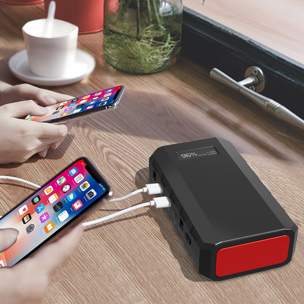 65W Portable Power Station Phone Fast Charger AC DC Battery Bank Solar Generator