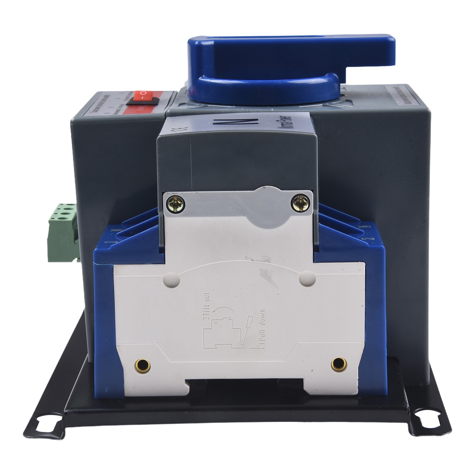 Blue Dual Power Auto Changeover Switch Generator Transfer Switch 63A 2P