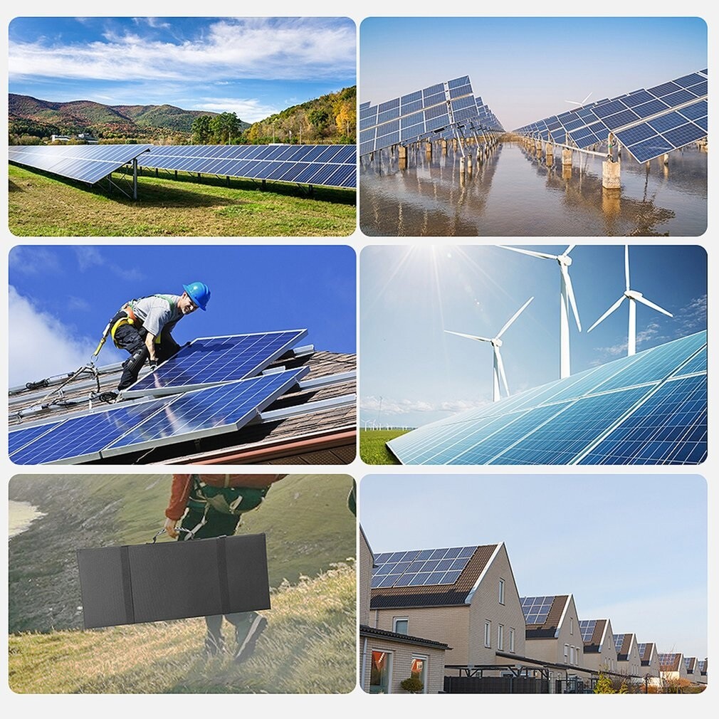 Kit Power Generation Battery Solar Panel Gifts System Charge Controller Inverter