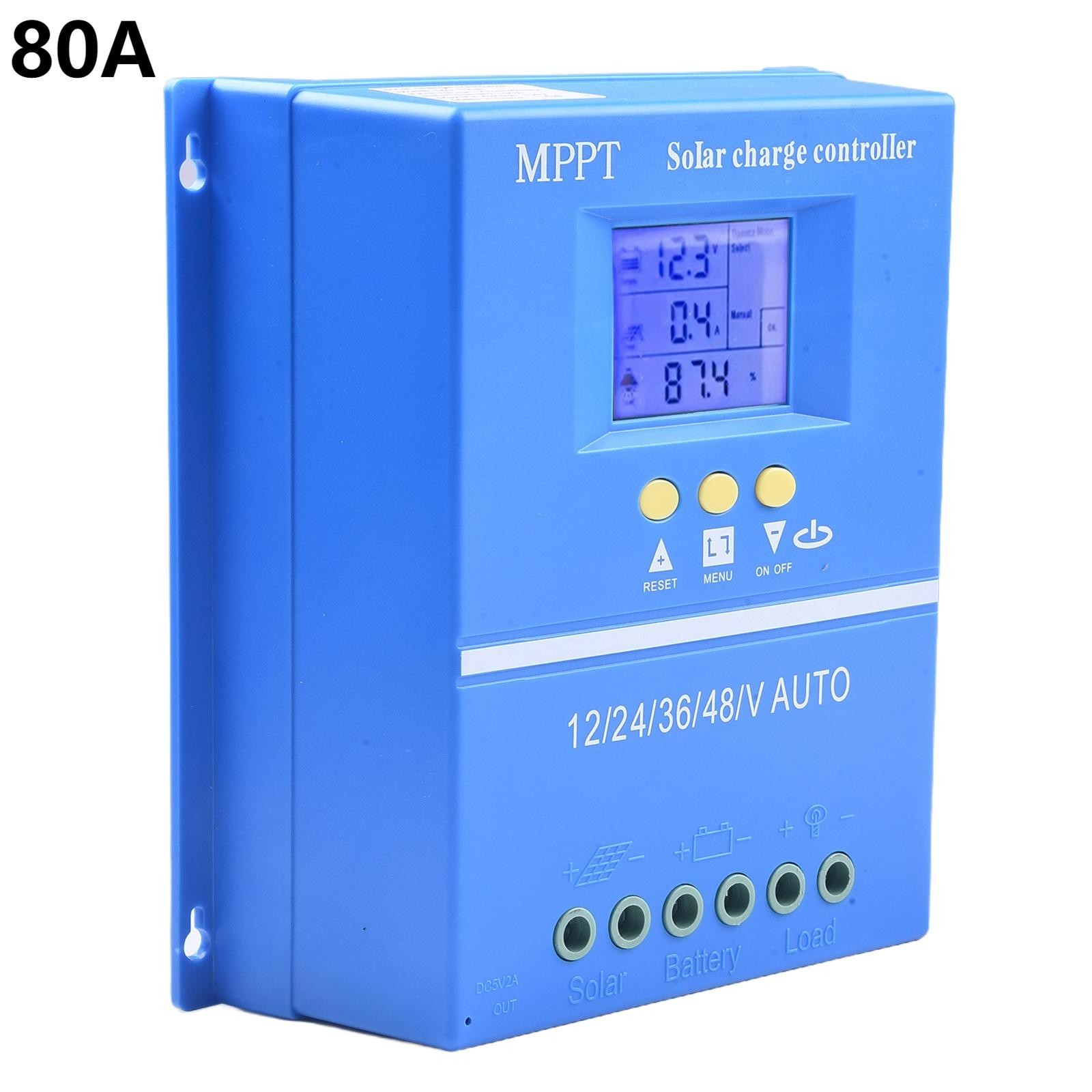 12V 48V For MPPT Solar Controller 80A 100A for Flood and GEL Battery Charging