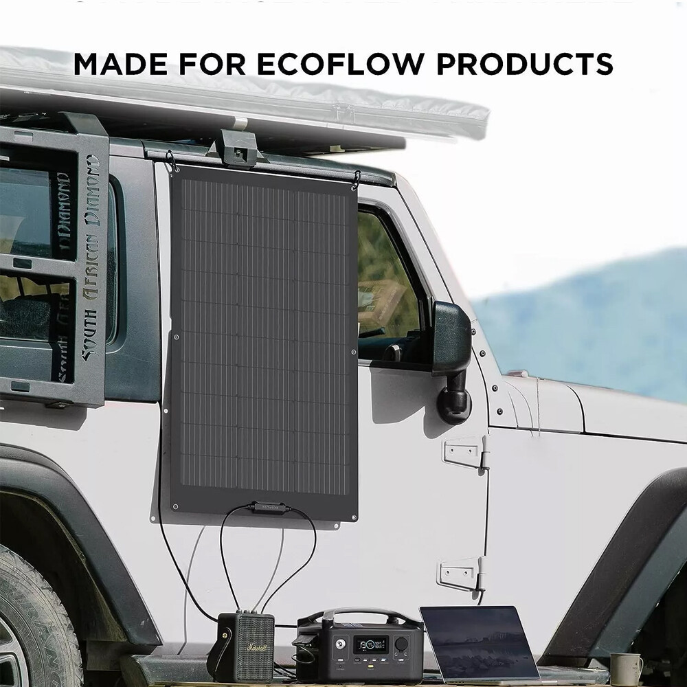 400W Flexible Solar Panel Mono ETFE Solar Module Portable for RV Roof Camp Home