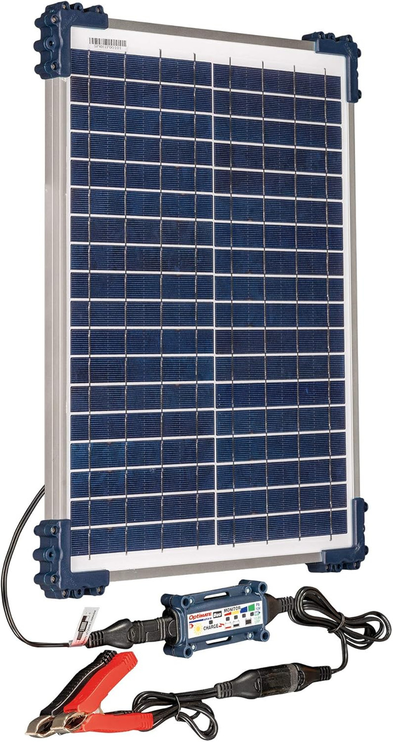 Optimate Solar Duo, TM522-D2, 6-Step 12V / 12.8V 1.6A Weatherproof Solar Battery