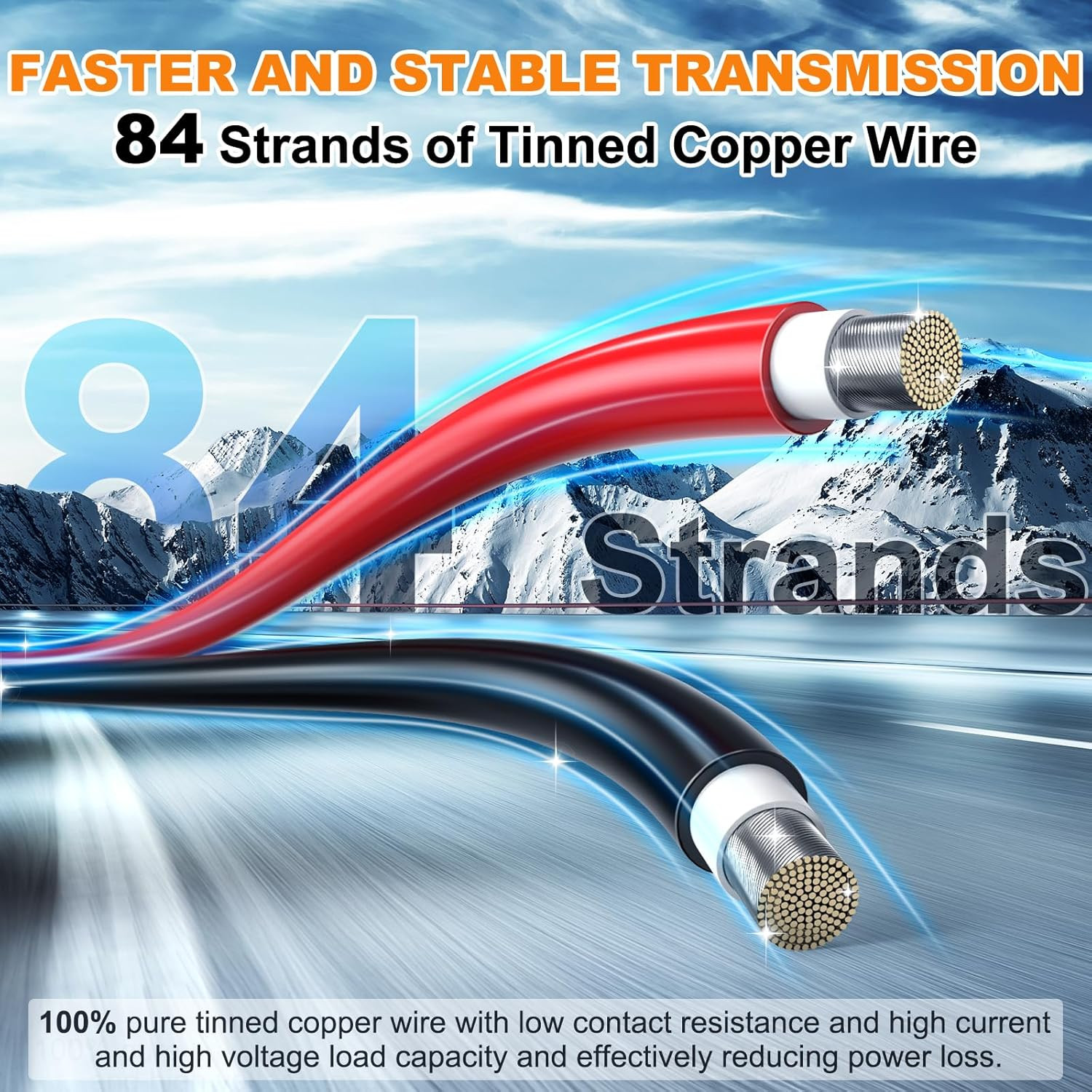 Oududianzi 2X150 Feet Solar Panel Wire, 10AWG Solar Wire H1Z2Z2-K Tinned Copper