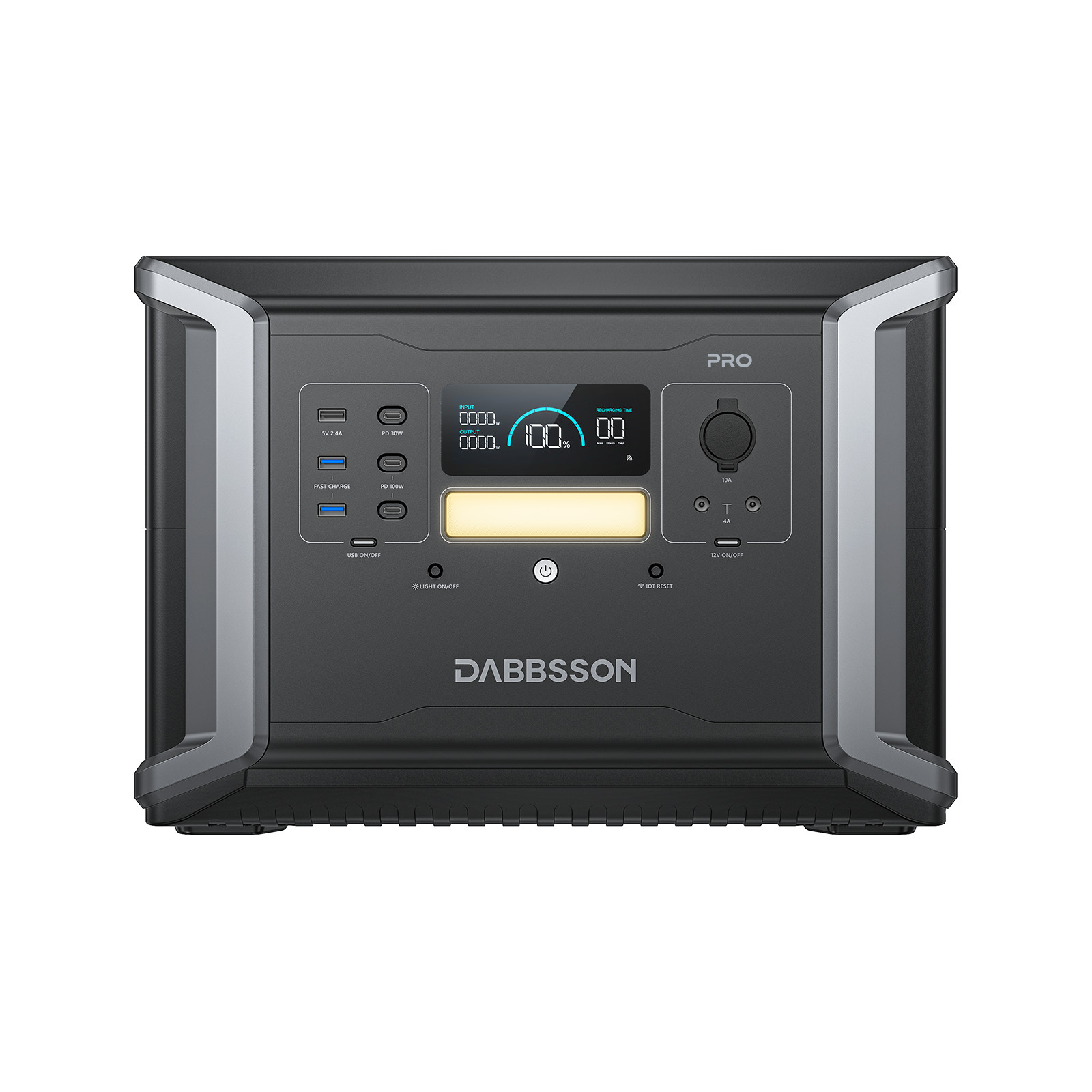 Dabbsson DBS2100Pro 2150Wh 2400W Power Station Solar Generator LFP Home Backup