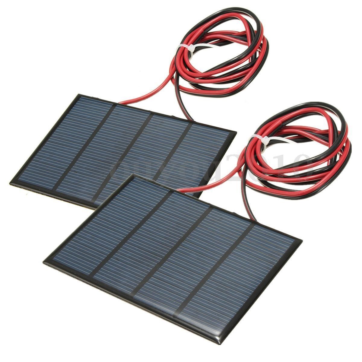 Solar Panel Small Cell Module Epoxy Charger DIY Kit For Cellphones DC Batteries