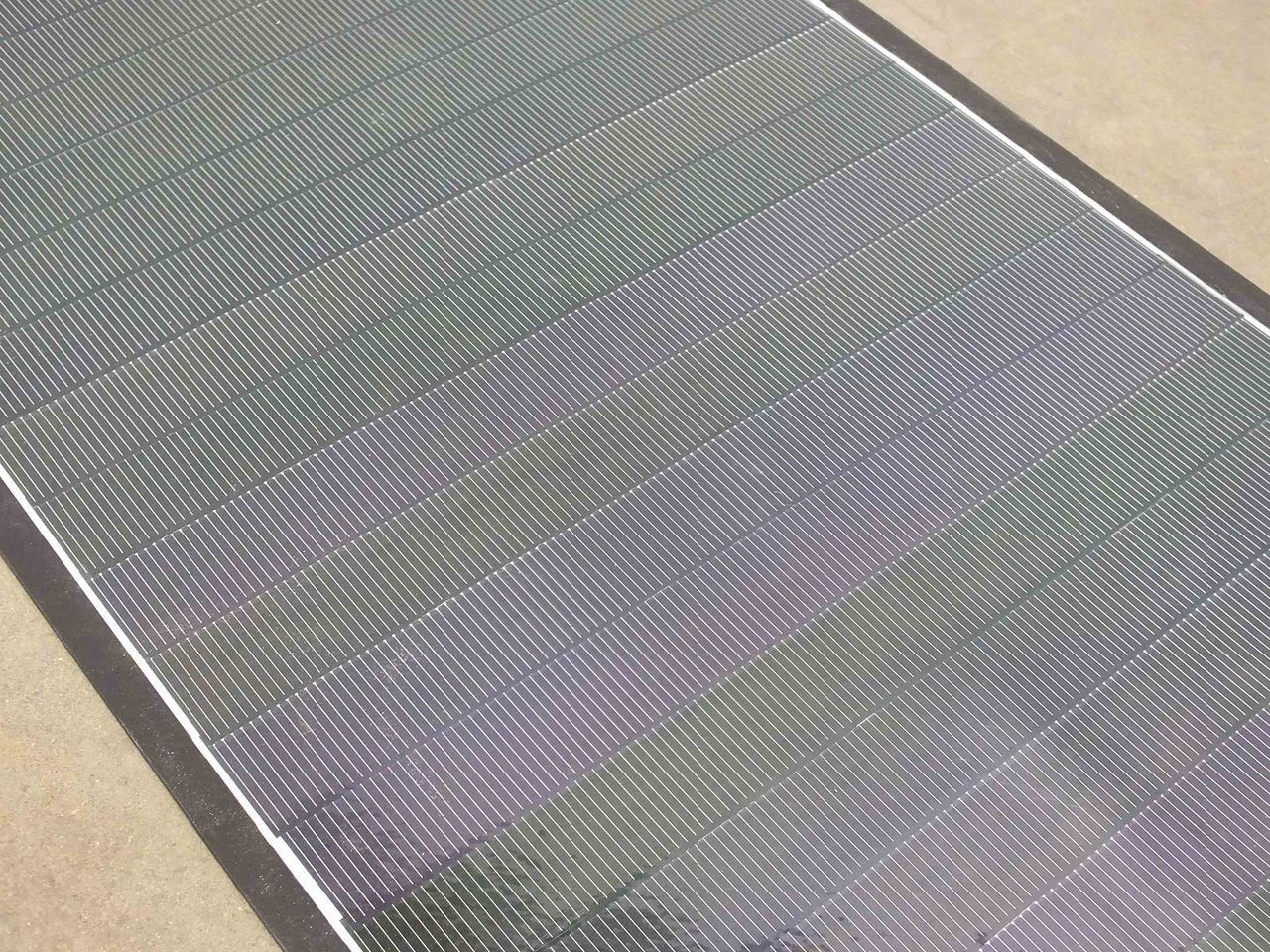 Solopower SP1 60W 7-ft / 86.5″ Flexible Thin CIGS Solar Panel with Solder Tabs