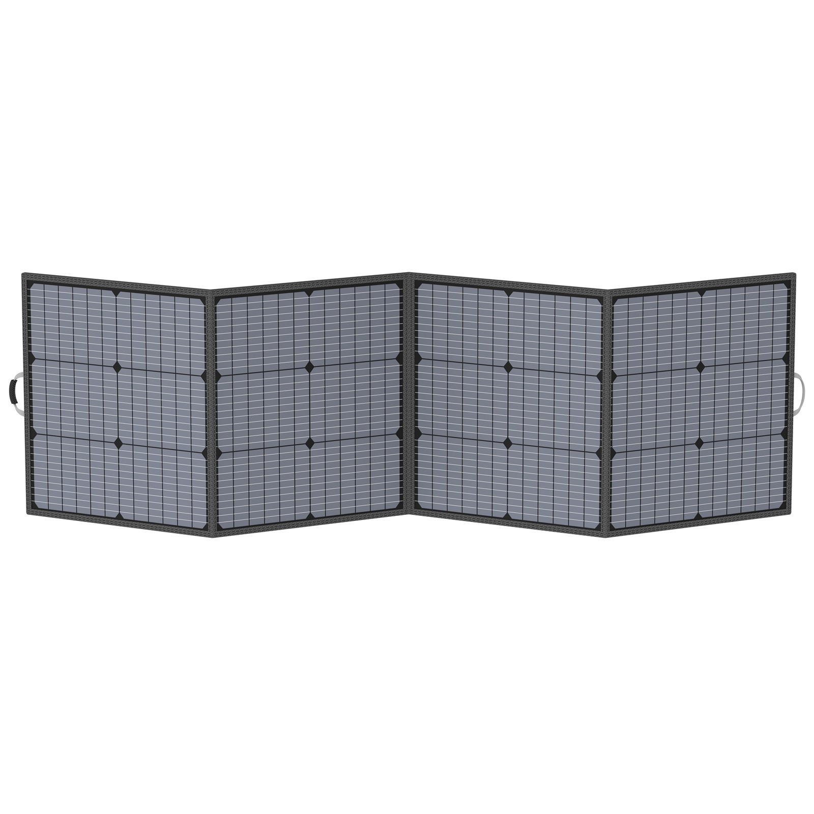 MHPOWOS 220W Solar Panel Portable for RV Camping Emergency Backup Power Outage